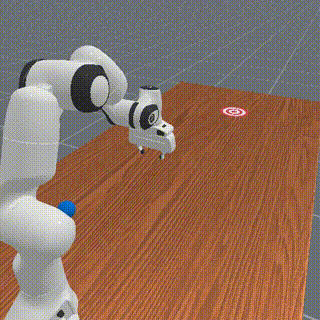 RollBall demo — robot learning physics of ball momentum